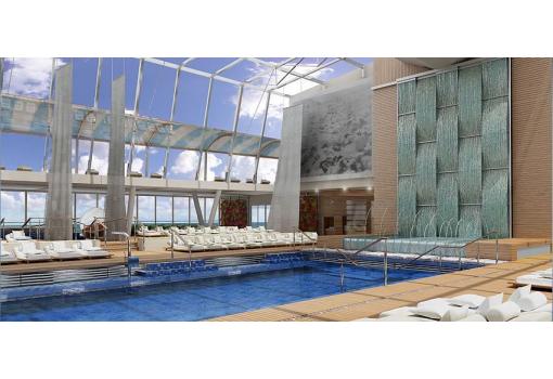 Diseño de la piscina del AquaSpa